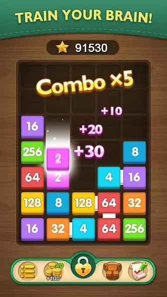 Скачать Merge Puzzle-Number Games [Взлом Много денег] APK на Андроид