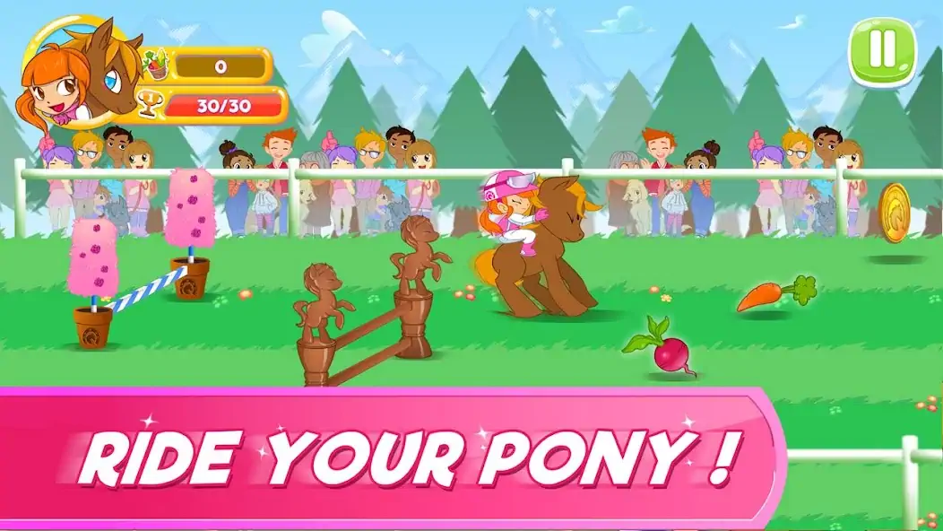Скачать Pony Run : Magic Trails [Взлом Много монет] APK на Андроид