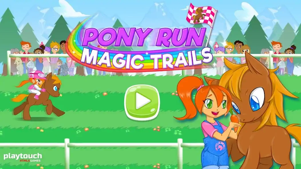 Скачать Pony Run : Magic Trails [Взлом Много монет] APK на Андроид