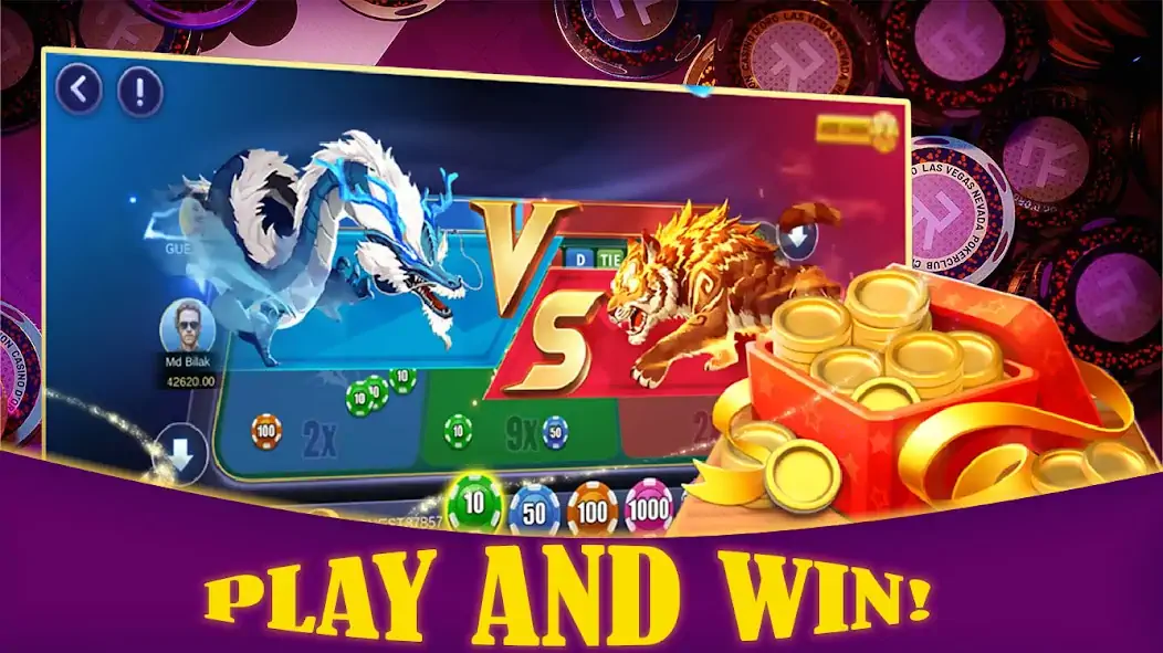 Скачать Dragon and Tiger Fury Clash [Взлом Много денег] APK на Андроид