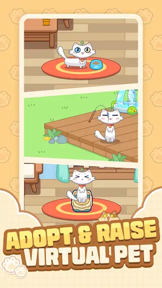 Скачать Cat Time - Cat Game, Match 3 [Взлом Много денег] APK на Андроид