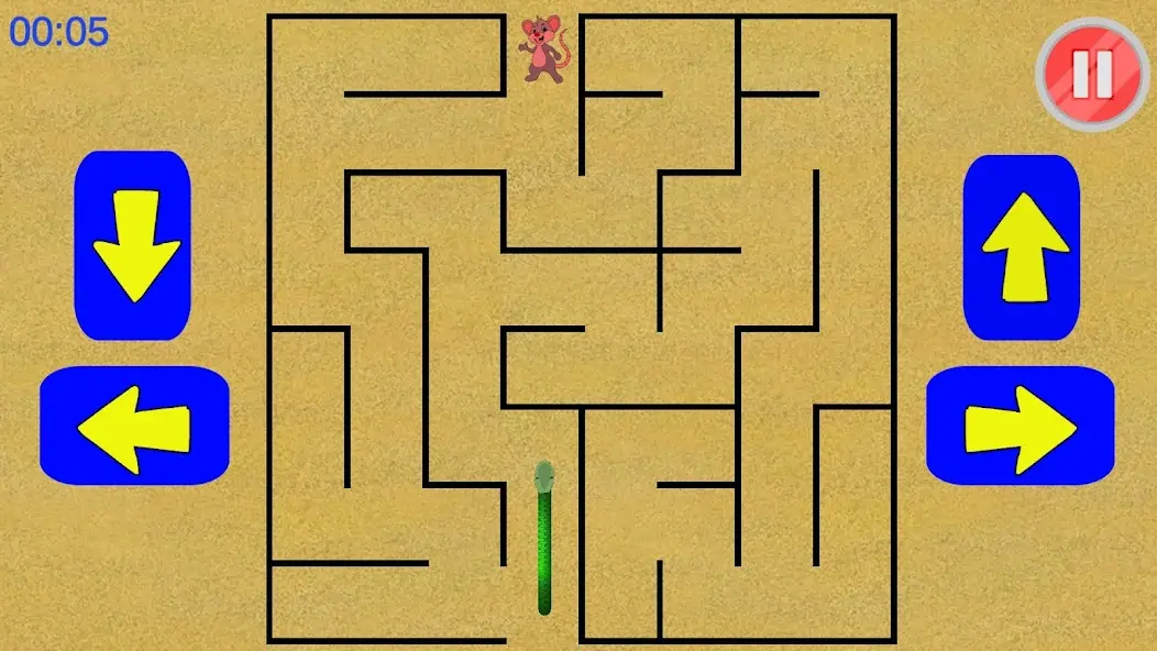Скачать Snake Maze game [Взлом Бесконечные монеты] APK на Андроид