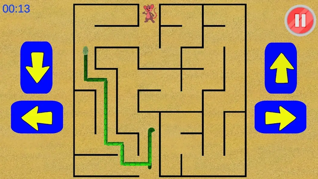 Скачать Snake Maze game [Взлом Бесконечные монеты] APK на Андроид