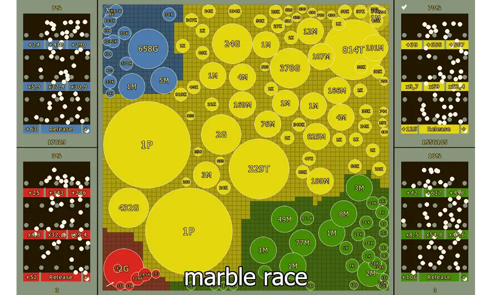 Скачать Marble Race and Territory War [Взлом Много денег] APK на Андроид
