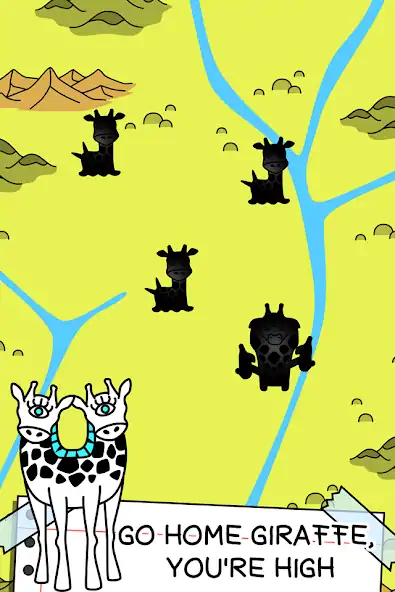 Скачать Giraffe Evolution: Жирафы [Взлом Бесконечные деньги] APK на Андроид
