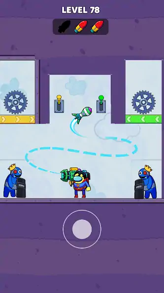 Скачать Rainbow Imposter: Rocket Move [Взлом Много монет] APK на Андроид