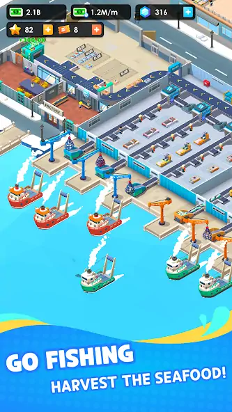 Скачать Idle Seafood Inc - Tycoon [Взлом Много денег] APK на Андроид