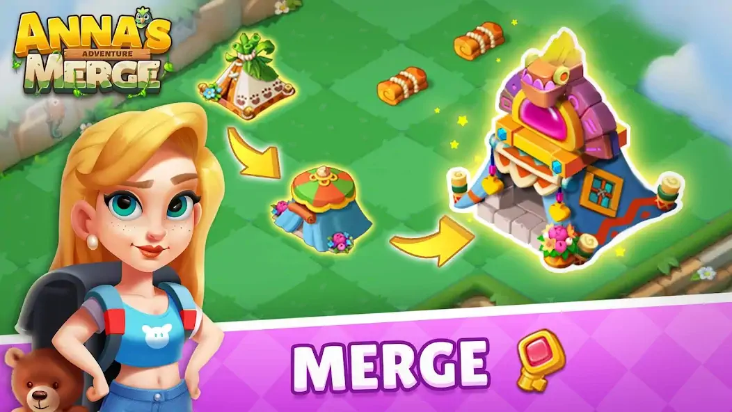 Скачать Anna's Merge Adventure [Взлом Много денег] APK на Андроид