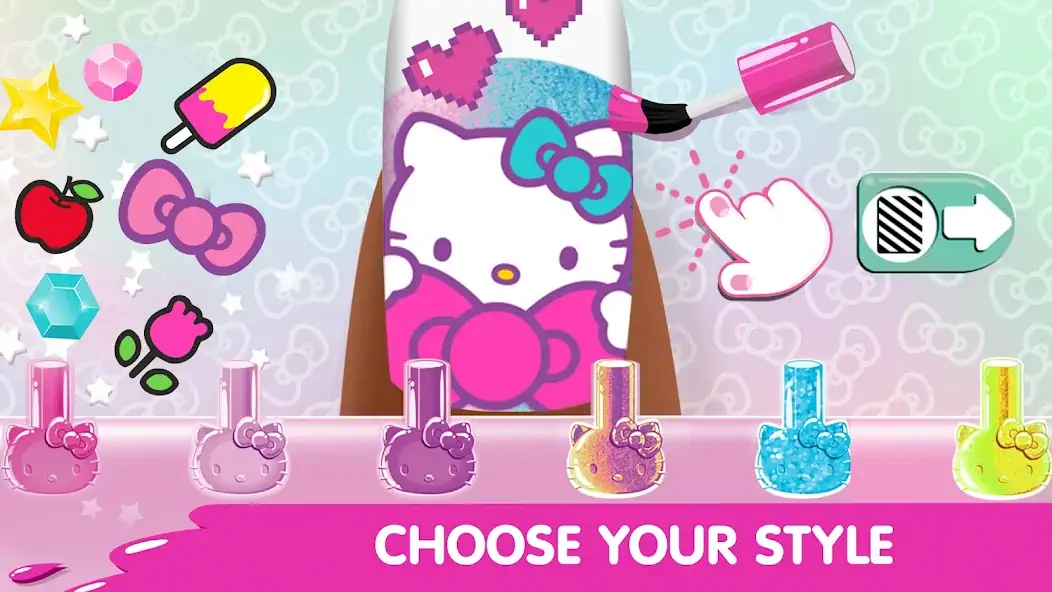 Скачать Маникюрный салон Hello Kitty [Взлом Бесконечные монеты] APK на Андроид