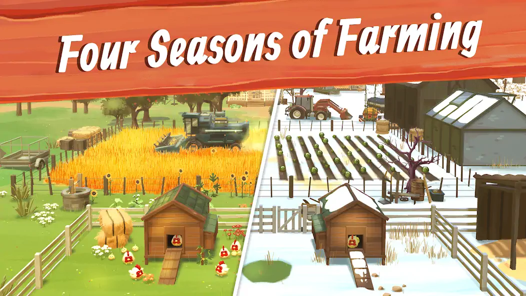 Скачать Big Farm: Mobile Harvest [Взлом Бесконечные деньги] APK на Андроид