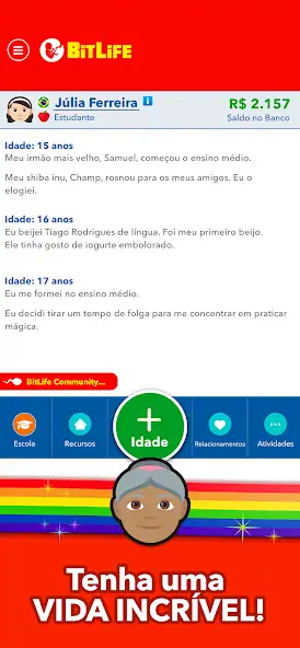 Скачать BitLife BR - Simulação de vida [Взлом Много денег] APK на Андроид