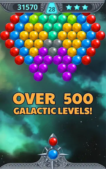 Скачать Bubble Shooter Space [Взлом Много денег] APK на Андроид