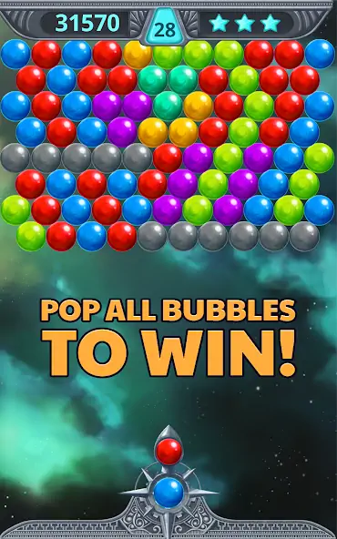 Скачать Bubble Shooter Space [Взлом Много денег] APK на Андроид