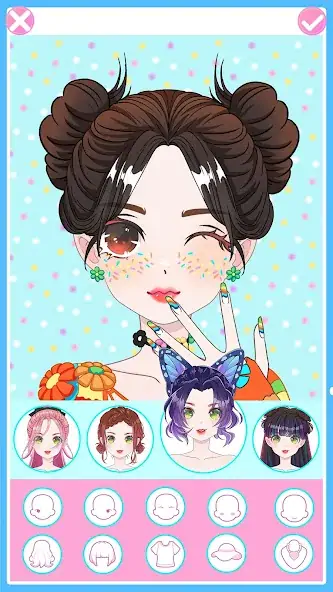 Скачать Doll Anime Avatar Maker Game [Взлом Много денег] APK на Андроид