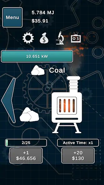 Скачать Idle Power [Взлом Много монет] APK на Андроид