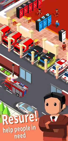 Скачать Idle Rescue Tycoon [Взлом Много монет] APK на Андроид