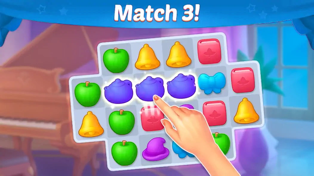 Скачать Manor Decor Match [Взлом Бесконечные монеты] APK на Андроид