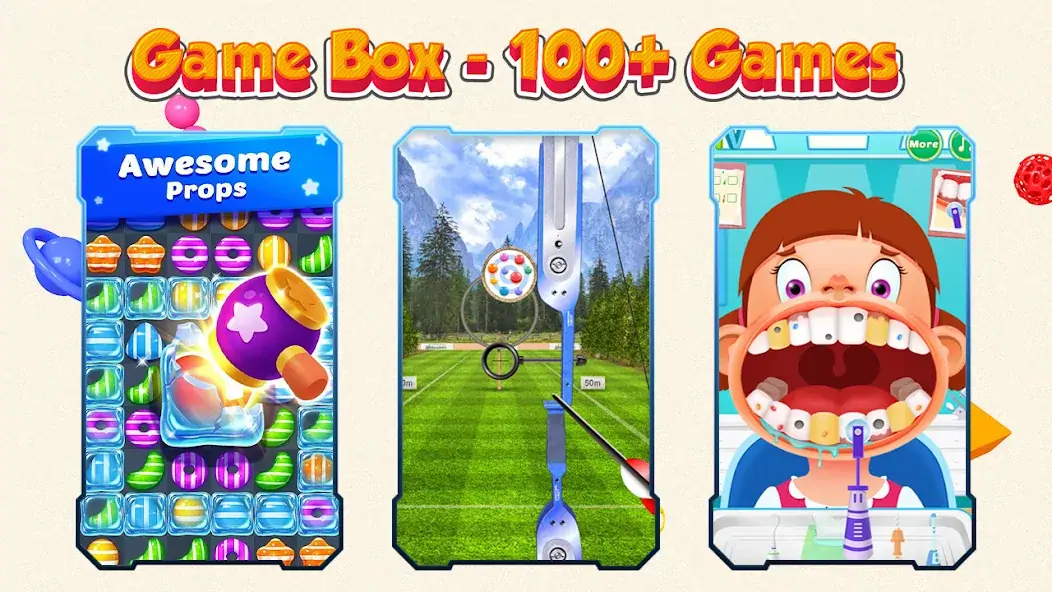 Скачать Game Box - 100+ Games [Взлом Бесконечные деньги] APK на Андроид