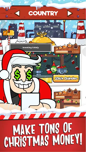 Скачать Santa’s Capitalist Factory [Взлом Бесконечные деньги] APK на Андроид