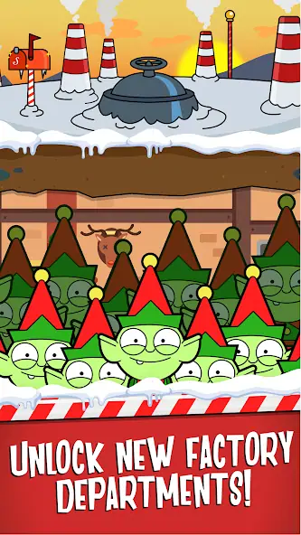 Скачать Santa’s Capitalist Factory [Взлом Бесконечные деньги] APK на Андроид