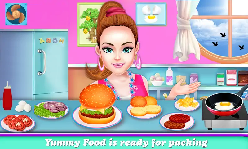 Скачать SCHOOL LUNCH FOOD COOKINGMAKER [Взлом Бесконечные монеты] APK на Андроид