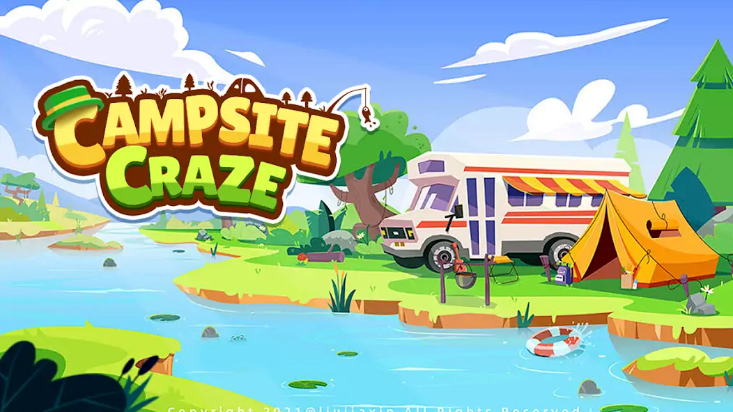 Скачать Campsite Craze: Puzzle Merge [Взлом Много денег] APK на Андроид