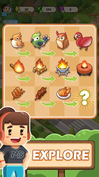 Скачать Campsite Craze: Puzzle Merge [Взлом Много денег] APK на Андроид