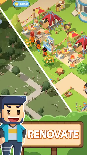 Скачать Campsite Craze: Puzzle Merge [Взлом Много денег] APK на Андроид