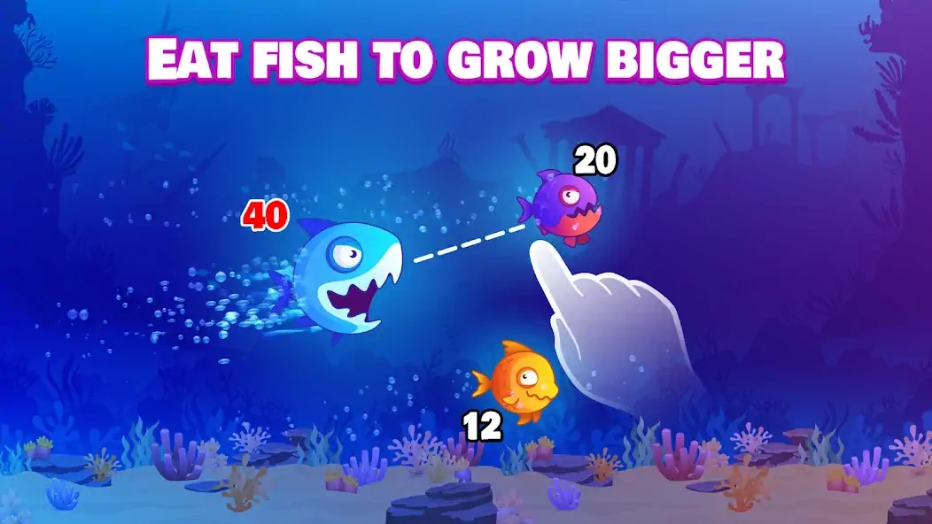 Скачать Eat Fish.IO : Fishbowl Battle [Взлом Много денег] APK на Андроид