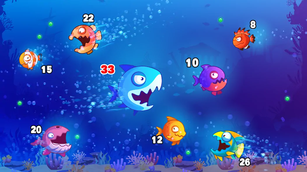 Скачать Eat Fish.IO : Fishbowl Battle [Взлом Много денег] APK на Андроид