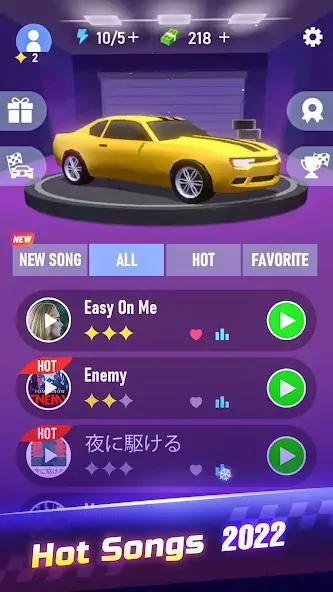 Скачать Music Beat Racer - Car Racing [Взлом Много денег] APK на Андроид