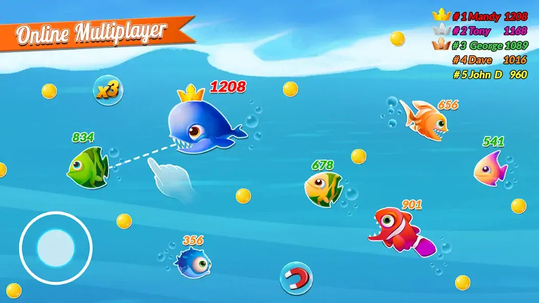 Скачать Fish IO Fish Games Shark Games [Взлом Бесконечные монеты] APK на Андроид