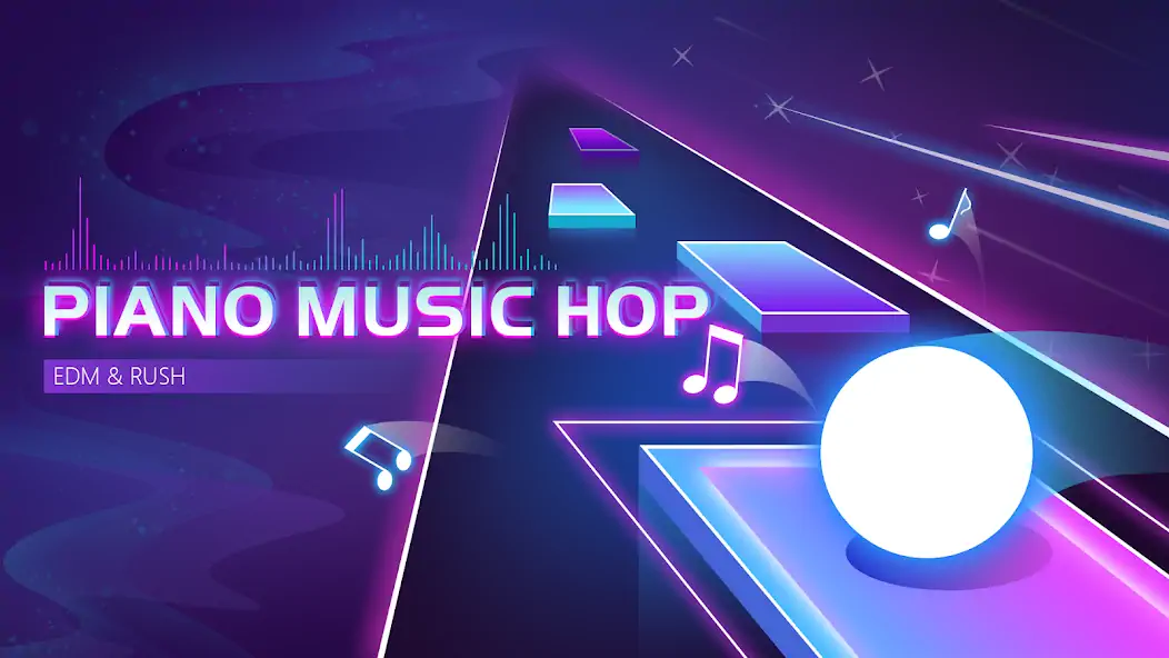 Скачать Piano Music Hop: EDM Rush！ [Взлом Много монет] APK на Андроид