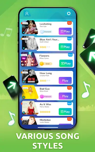 Скачать Beat Tiles: Music Game [Взлом Много денег] APK на Андроид