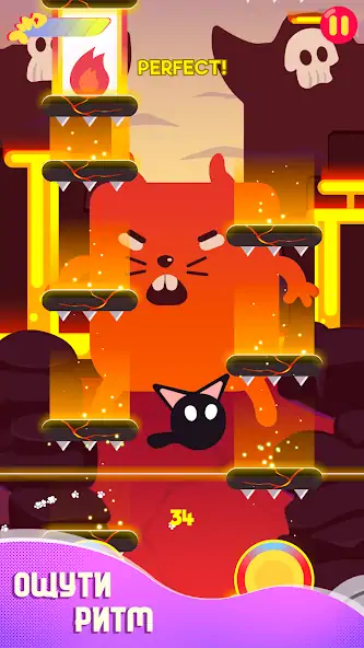 Скачать Кот Кринж - Ритм игра [Взлом Бесконечные деньги] APK на Андроид