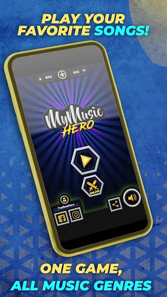 Скачать Guitar Hero Mobile: Music Game [Взлом Бесконечные деньги] APK на Андроид