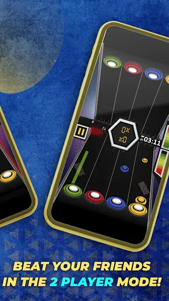 Скачать Guitar Hero Mobile: Music Game [Взлом Бесконечные деньги] APK на Андроид