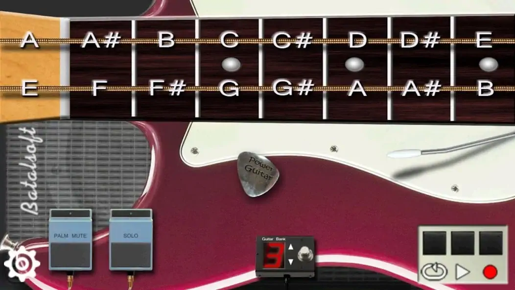 Скачать Электрогитара (Power Guitar) [Взлом Много монет] APK на Андроид