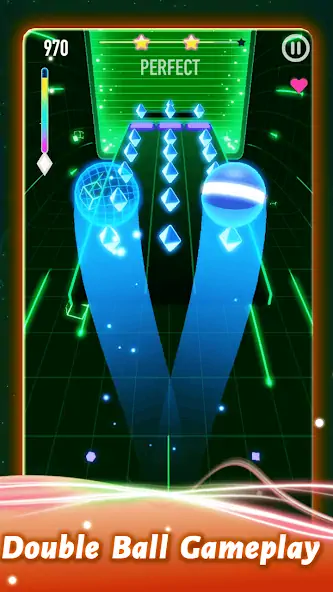 Скачать Rolling Twins - Dancing Ball [Взлом Много монет] APK на Андроид