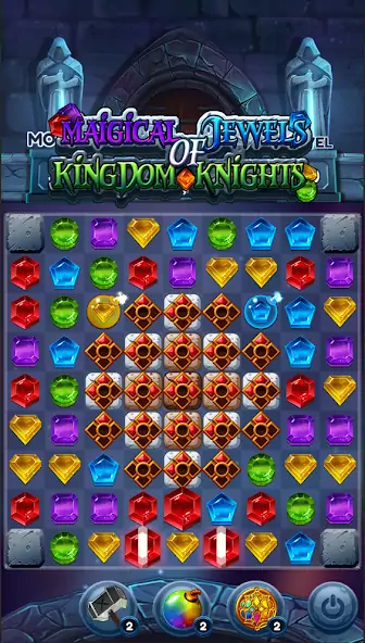 Скачать Jewels of Kingdom Knights [Взлом Бесконечные деньги] APK на Андроид