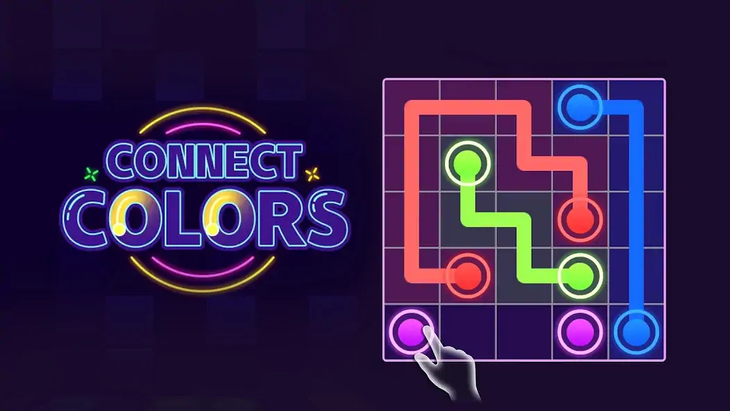 Скачать Connect Colors: Two Dots, Flow [Взлом Много монет] APK на Андроид