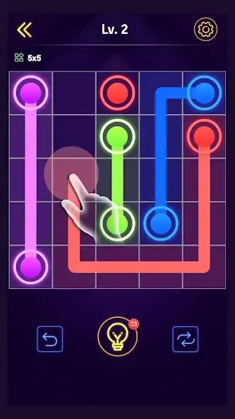 Скачать Connect Colors: Two Dots, Flow [Взлом Много монет] APK на Андроид