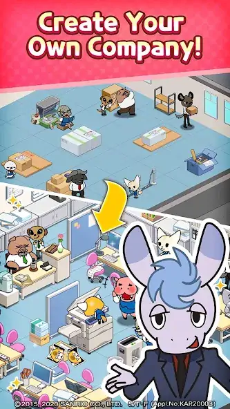 Скачать Aggretsuko : Match 3 Puzzle [Взлом Много монет] APK на Андроид