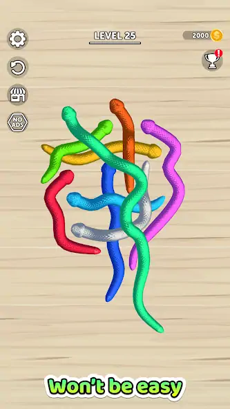 Скачать Tangled Snakes [Взлом Много денег] APK на Андроид