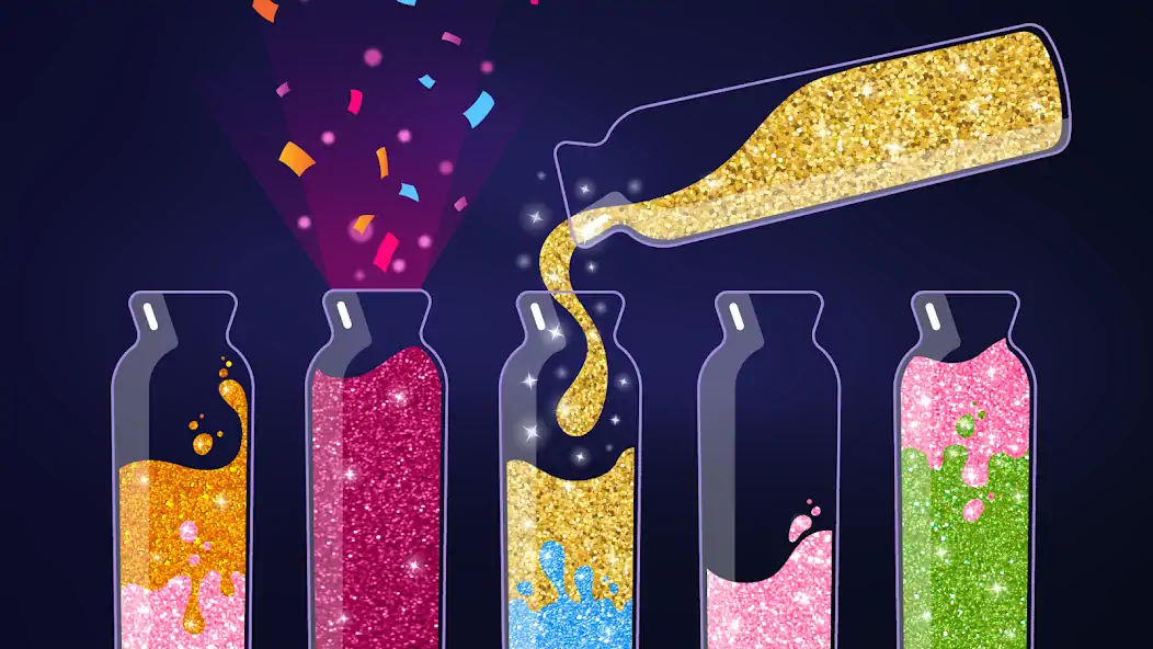 Скачать Бутылочки и Пробирки:Get Color [Взлом Бесконечные деньги] APK на Андроид