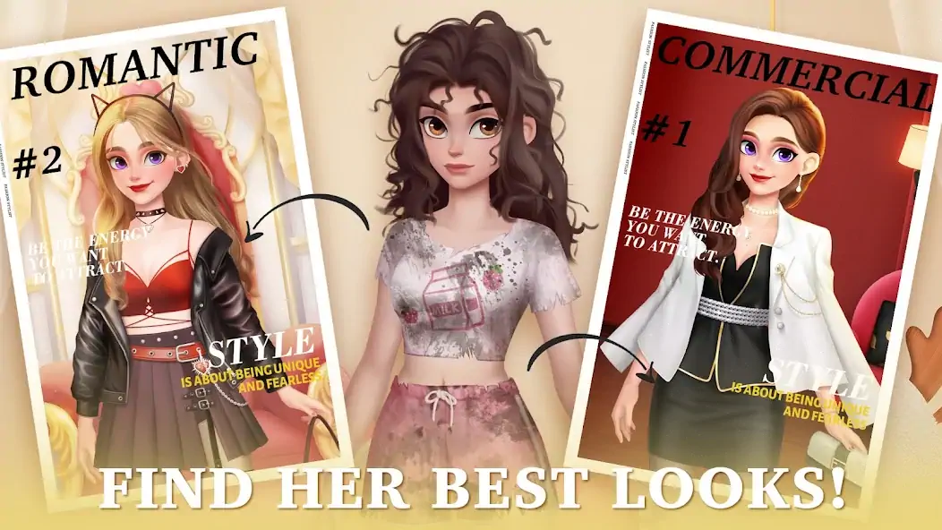 Скачать Fantasy Stylist: Match 3 [Взлом Бесконечные монеты] APK на Андроид