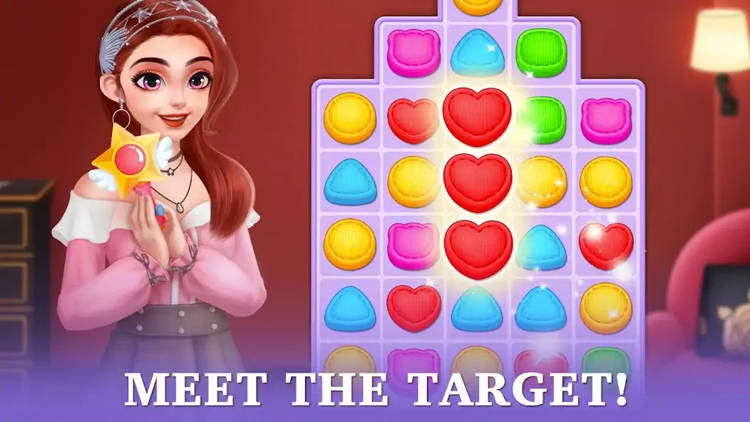 Скачать Fantasy Stylist: Match 3 [Взлом Бесконечные монеты] APK на Андроид