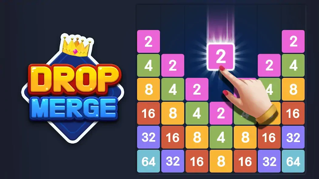 Скачать Drop Merge® : Number Puzzle [Взлом Много денег] APK на Андроид