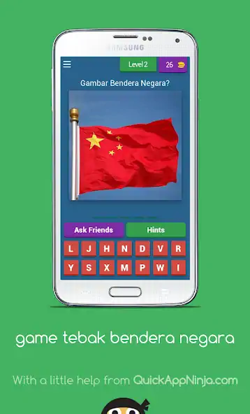 Скачать Tebak Gambar bendera Negara [Взлом Много монет] APK на Андроид