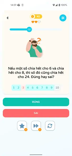 Скачать Chọn Đúng Sai [Взлом Бесконечные монеты] APK на Андроид